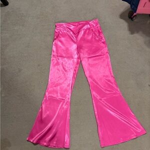 Pink Flare Pants